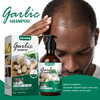 JAYSUING Shampooing à l’Ail Anti-Pelliculaire & Anti-Chute