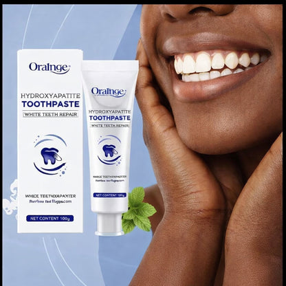 Dentifrice Éclaircissant à l’Hydroxyapatite – Sourire Plus Blanc & Haleine Fraîche
