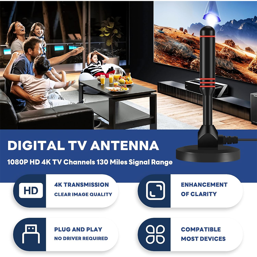 📡 Antenne TV Intérieure DTMB – Image Claire, Signal Puissant à la Maison