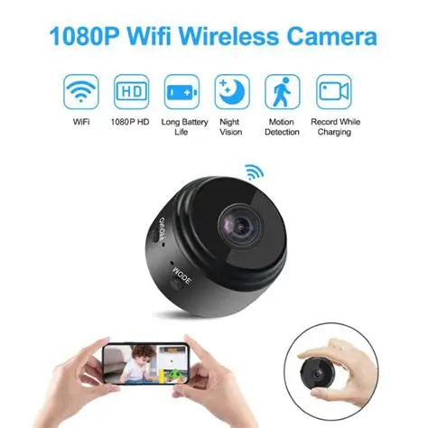 Mini Caméra Wi-Fi A9 Discrète Intelligente